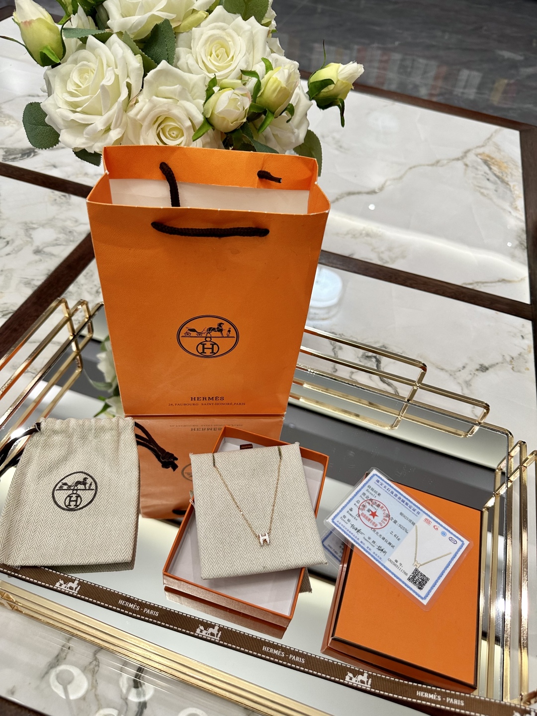 HERMES jewelry model 38